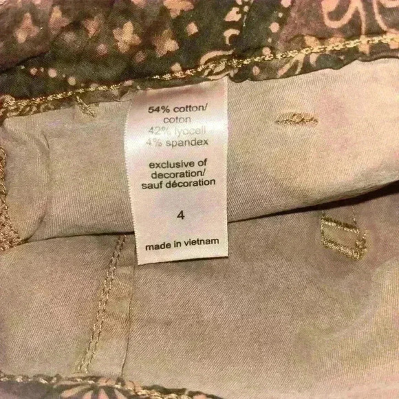 Maurices Belted Utility Weekender Shorts Toffee Size 4 NWT - Picture 4 of 4